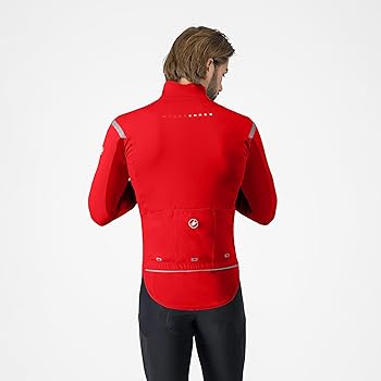 Amazon.com: CASTELLI, Perfetto RoS 3 Jacket - Men's, Rich Red